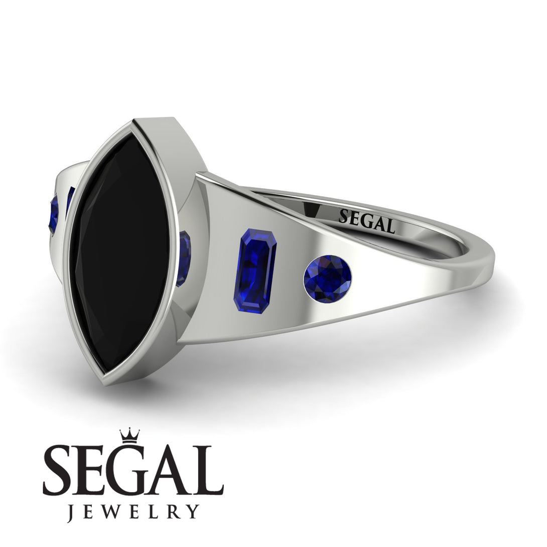 Marquise Bezel Diamond Ring - Juliana No. 69